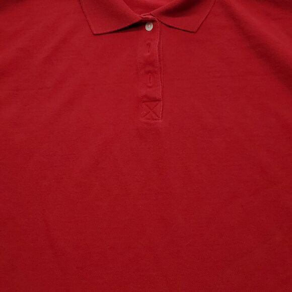 Eddie Bauer Casual Pullover Short Sleeve Polo Shirt Adult Mens Size L Red - Picture 6 of 8